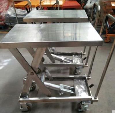 304不銹鋼手動(dòng)平臺(tái)車